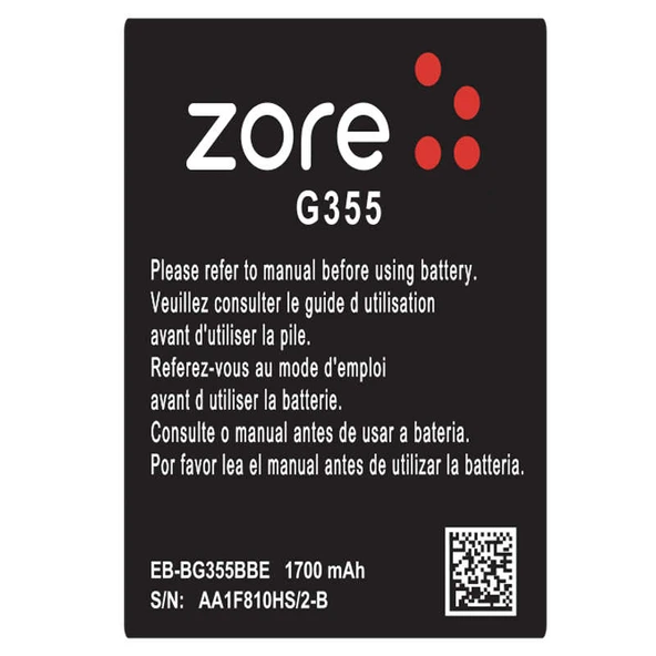Zore Galaxy ile uyumlu Core 2 A Kalite Uyumlu Batarya ürün görseli 1