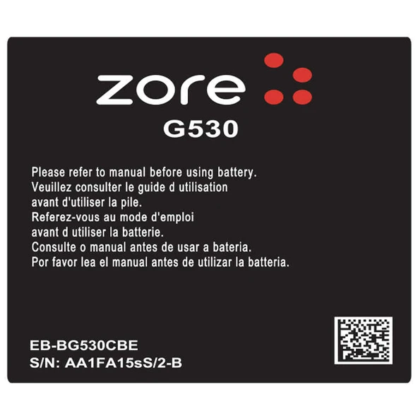 Zore Galaxy ile uyumlu Grand Prime G530 A Kalite Uyumlu Batarya ürün görseli 1