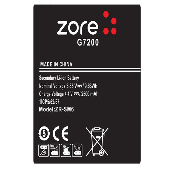 Zore Galaxy ile uyumlu Grand Max A Kalite Uyumlu Batarya ürün görseli 1