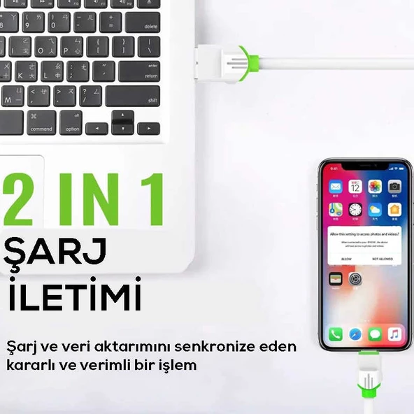 Zore LS32 Type-C Usb Kablo - Resim 7