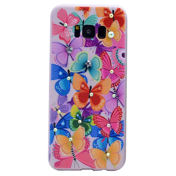 Zore Galaxy ile uyumlu S8 Plus Kılıf Pembiş Silikon ürün görseli 1