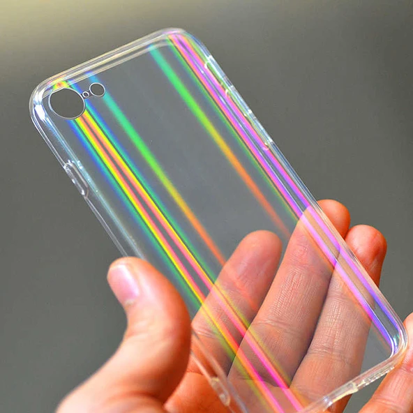 Zore Apple ile uyumlu iPhone 7 Kılıf Rainbow Kapak ürün görseli 1