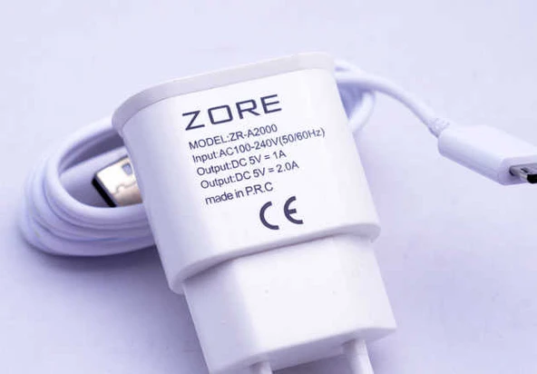 Zore 2000 Mah 2 in 1 Micro Ev Şarj Seti - Resim 7