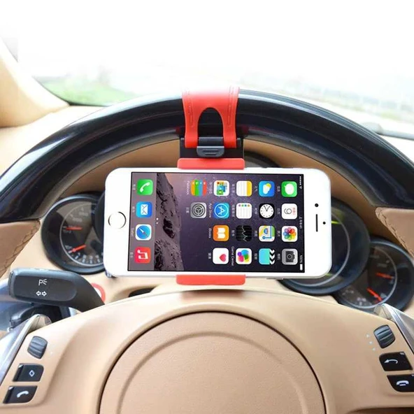 Zore Araç Direksiyon Telefon Tutucu - Resim 4
