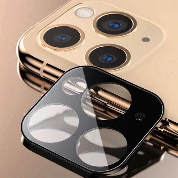 Zore Apple ile uyumlu iPhone 11 Pro Max CP-02 Metal Kamera Koruyucu ürün görseli 1