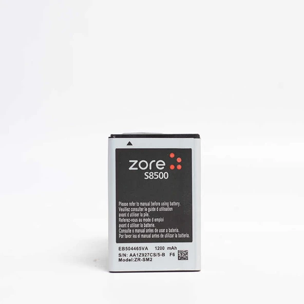 Zore Galaxy ile uyumlu Wave S8500 A Kalite Uyumlu Batarya ürün görseli 1