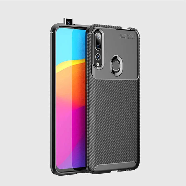 Zore Huawei ile uyumlu Y9 Prime 2019 Kılıf Negro Silikon Kapak ürün görseli 1