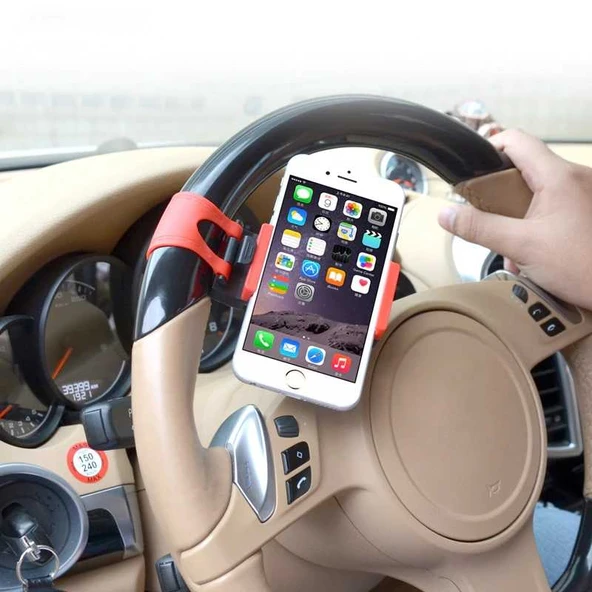 Zore Araç Direksiyon Telefon Tutucu - Resim 7
