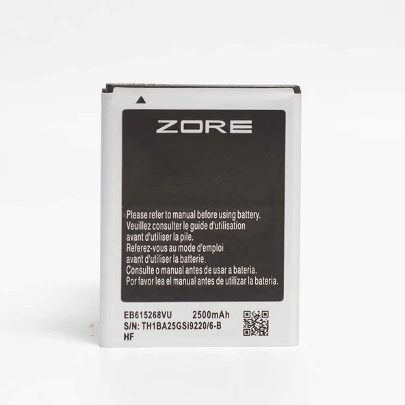 Zore Galaxy ile uyumlu Note N7000 A Kalite Uyumlu Batarya ürün görseli 1