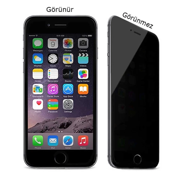 Zore Apple ile uyumlu iPhone 7 Plus Kor Privacy Cam Ekran Koruyucu ürün görseli 1