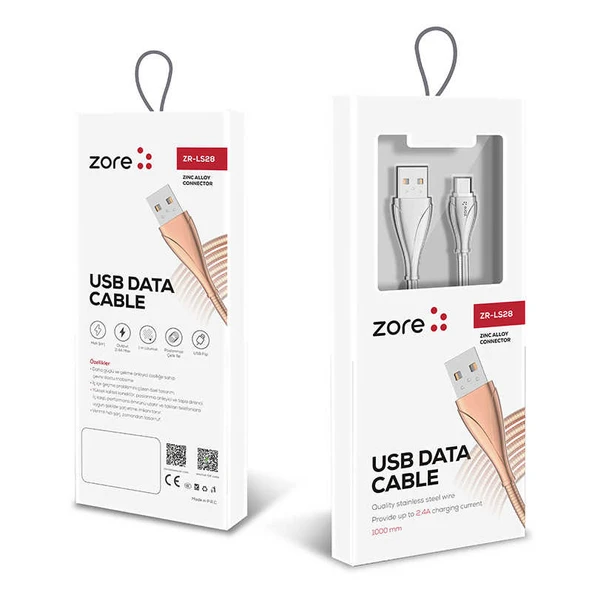 Zore LS28 Micro Usb Kablo ürün görseli 1