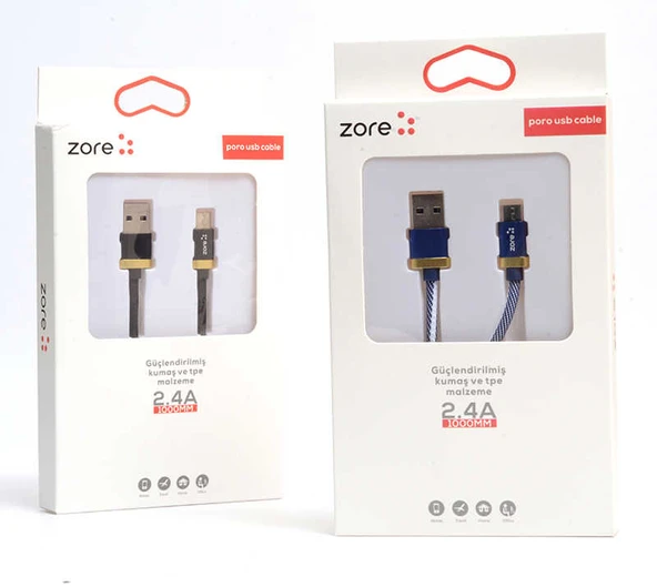 Zore Poro Type-C Usb Kablo 1M - Resim 2
