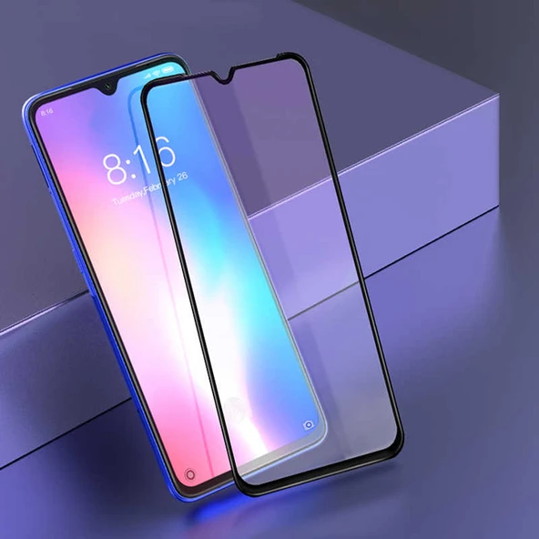 Zore Xiaomi ile uyumlu Redmi Note 8 Pro Kenarları Kırılmaya Dayanıklı Cam Ekran Koruyucu ürün görseli 1
