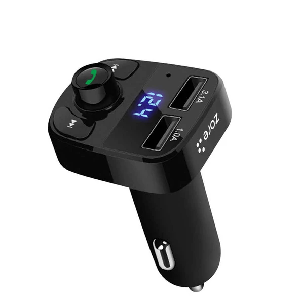 Zore ZR-WP3C01 Bluetooth Transmitter Mp3 Araç Şarjı - Resim 8