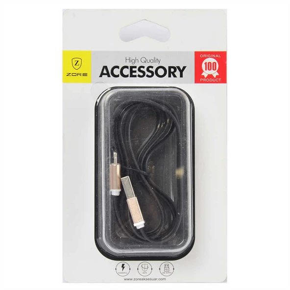 Zore High Speed Lightning Usb Kablo - Resim 3