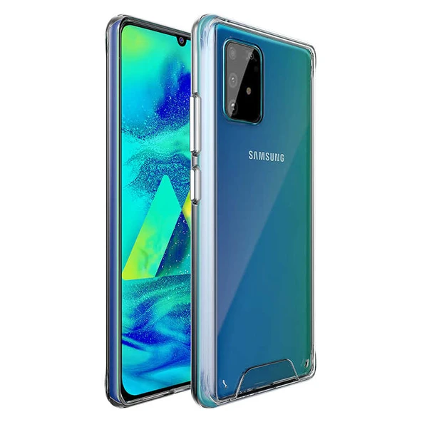 Zore Galaxy ile uyumlu A91 (S10 Lite) Gard Silikon ürün görseli 1