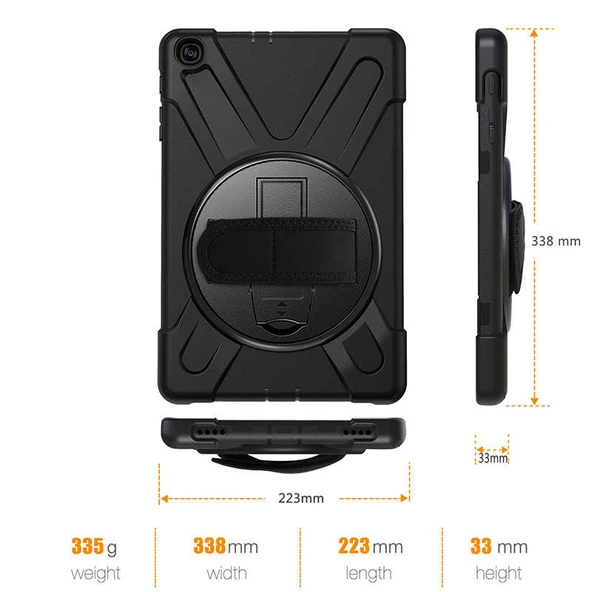 Zore Apple ile uyumlu iPad Mini 5 Defender Tablet Silikon - Resim 4
