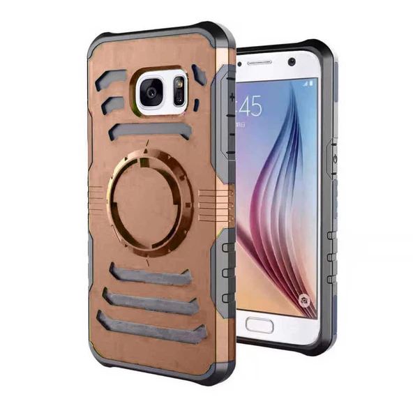 Zore Galaxy ile uyumlu S7 Edge Kılıf 2 in 1 Kol Bandı ürün görseli 1