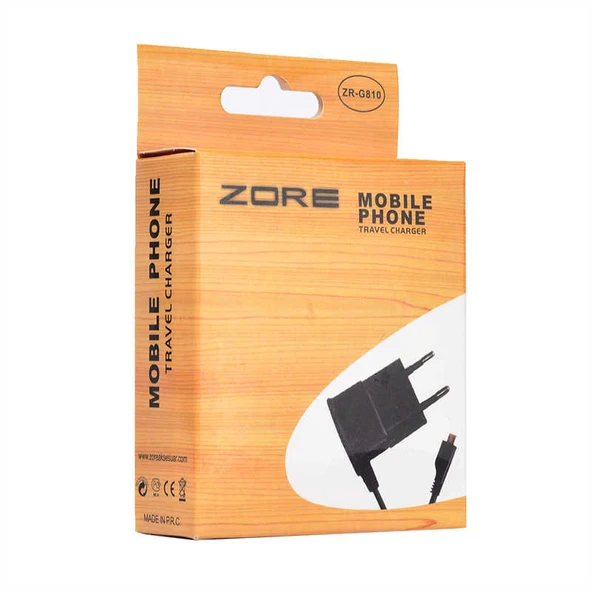 Zore G810 Uyumlu Siyah Seyahat Şarjı ürün görseli 1
