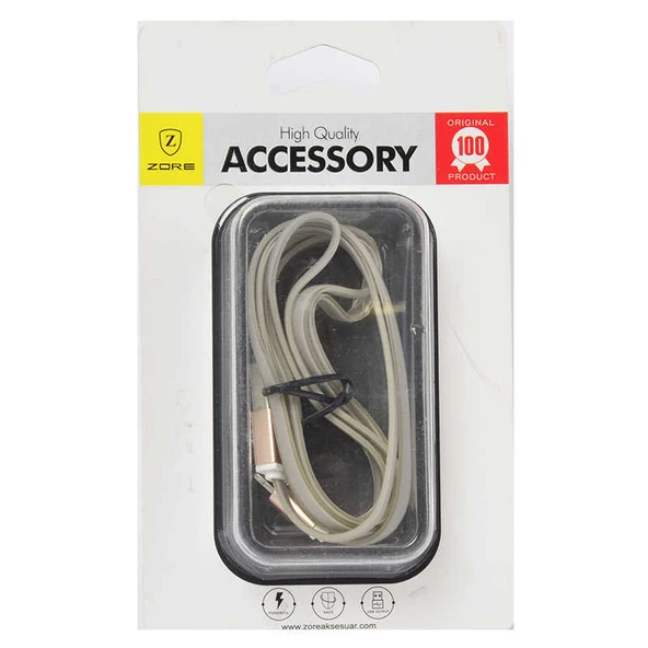 Zore High Speed Lightning Usb Kablo - Resim 8