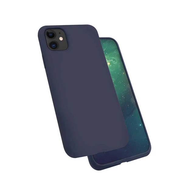 Zore Apple ile uyumlu iPhone 11 Kılıf Silk Silikon ürün görseli 1