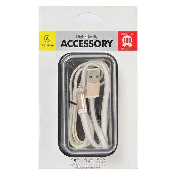 Zore High Speed Lightning Usb Kablo - Resim 4