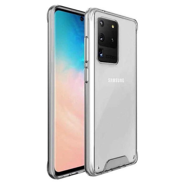 Zore Galaxy ile uyumlu S20 Ultra Kılıf Gard Silikon ürün görseli 1