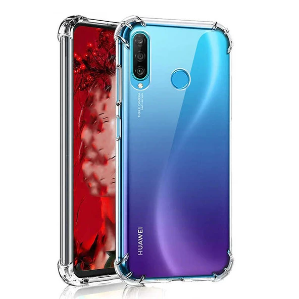 Zore Huawei ile uyumlu P40 Lite E Kılıf Nitro Anti Shock Silikon ürün görseli 1