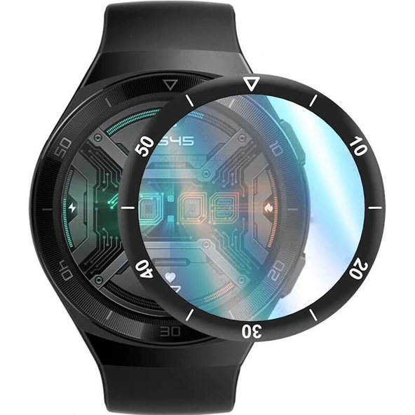 Zore Huawei ile uyumlu GT 2E 46mm ​Sport PMMA Pet Saat Ekran Koruyucu ürün görseli 1