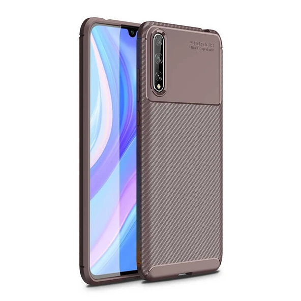 Zore Huawei ile uyumlu P Smart S (Y8P) Kılıf Negro Silikon Kapak ürün görseli 1