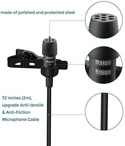 Zore DC-C5 Canlı Yayın Yaka Mikrofon - Resim 6