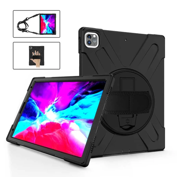 Zore Apple ile uyumlu iPad Pro 12.9 2020 (4.Nesil) Defender Tablet Silikon ürün görseli 1