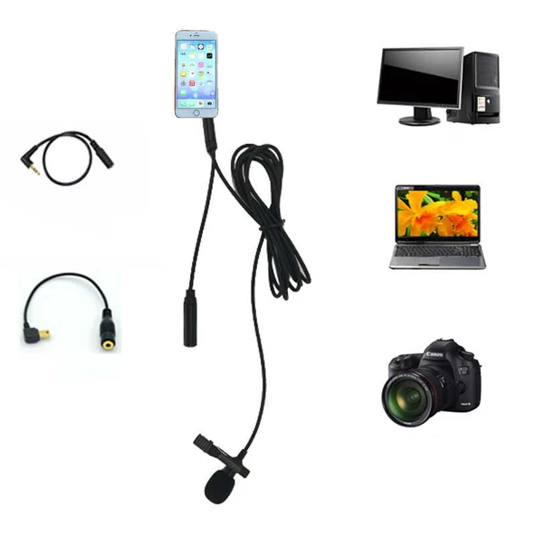 Zore DC-C5 Canlı Yayın Yaka Mikrofon - Resim 2