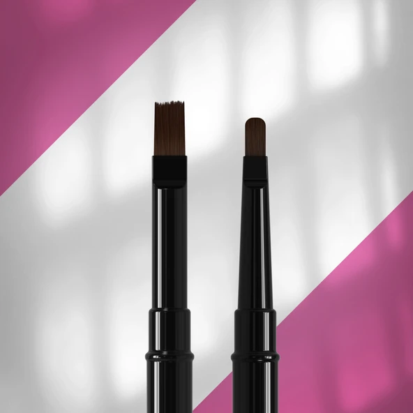 Staleks Çift Uçlu Sentetik Protez Tırnak Jel Fırçası 7-10mm NBE-04/08 ürün görseli 1