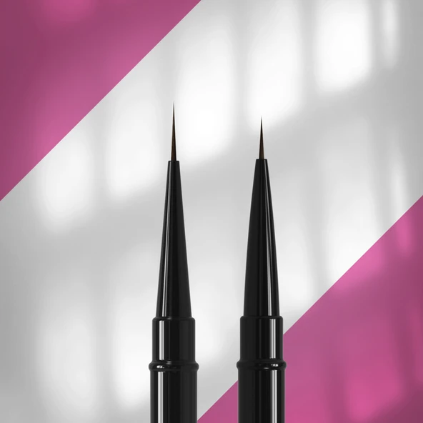 Staleks Çift Uçlu Sentetik Nail Art Liner Çizim Fırçası 7-10mm NBE-01/03 ürün görseli 1