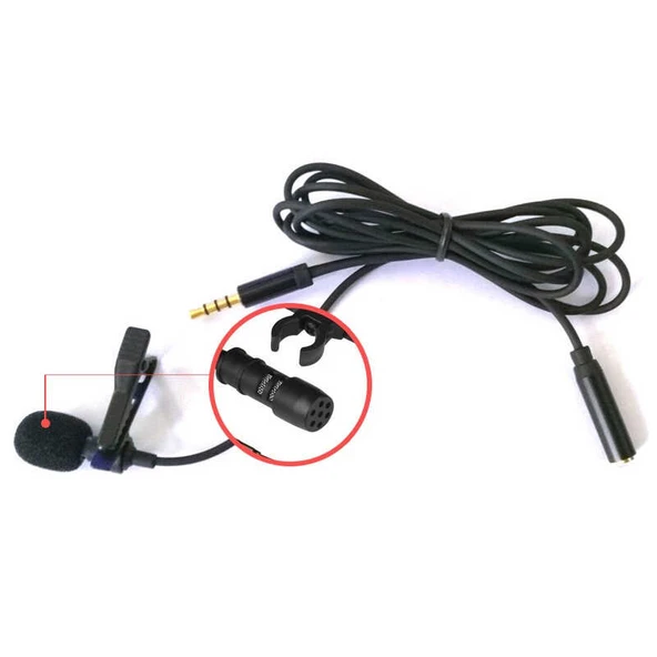 Zore DC-C5 Canlı Yayın Yaka Mikrofon - Resim 3