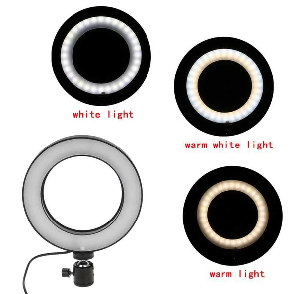 Zore M-16 Işıklı Telefon Tutucu Ring Light - Resim 2