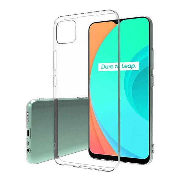 Zore Realme ile uyumlu C11 Kılıf Süper Silikon Kapak ürün görseli 1