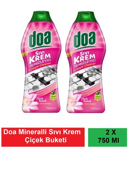 Doa Sıvı Krem Mineralli Çiçek Buketi 750 Ml Vegan x 2 Adet ürün görseli 1