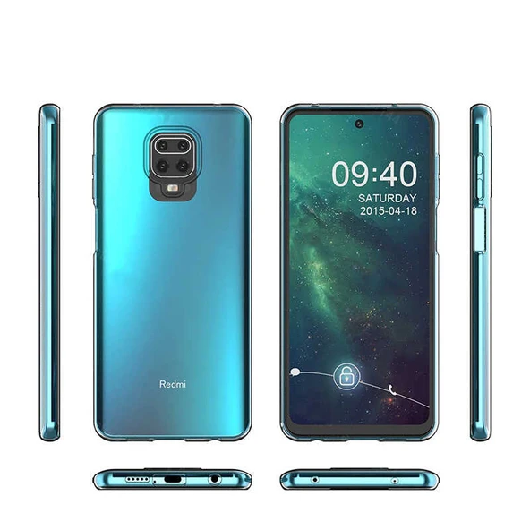 Zore Xiaomi ile uyumlu Redmi Note 9 Pro Kılıf Süper Silikon Kapak ürün görseli 1