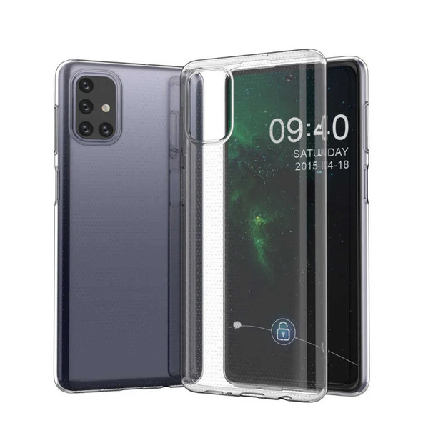 Zore Galaxy ile uyumlu M51 Kılıf Süper Silikon Kapak ürün görseli 1