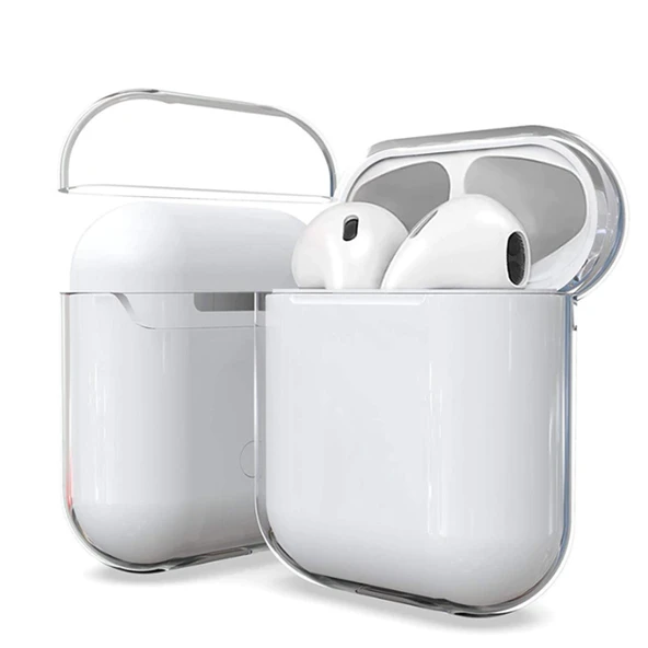 Zore Apple ile uyumlu Airpods ile uyumlu Kılıf Şeffaf Sert Kristal Airbag 14 Kılıf ürün görseli 1