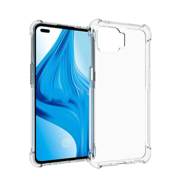 Zore Oppo ile uyumlu Reno 4 Lite Kılıf Nitro Anti Shock Silikon ürün görseli 1