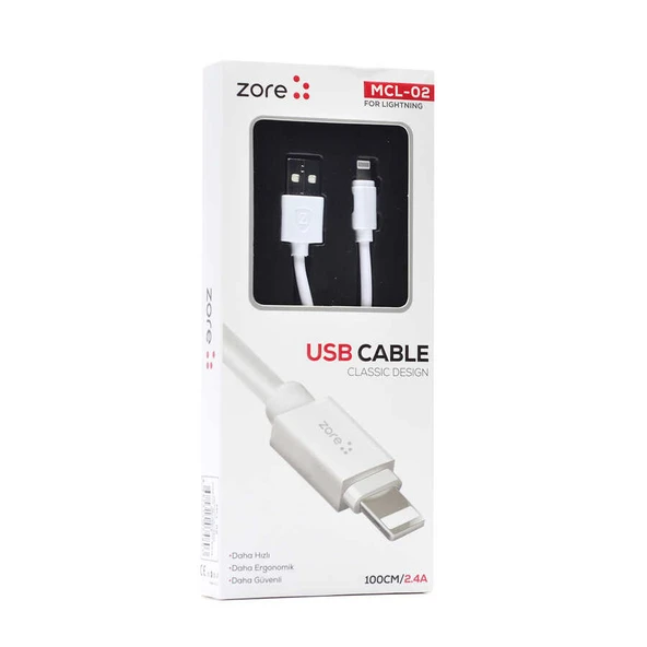 Zore MCL-02 Lightning Usb Kablo - Resim 10