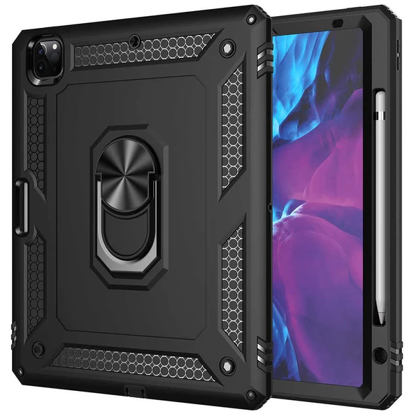 Zore Apple ile uyumlu iPad Pro 12.9 2020 (4.Nesil) Kılıf Tablet Vega Kapak ürün görseli 1