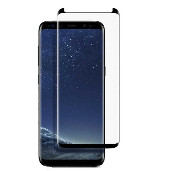 Zore Galaxy ile uyumlu Note 8 Kavisli Full Yapışkanlı Cam Ekran Koruyucu ürün görseli 1