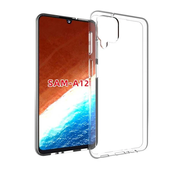 Zore Galaxy ile uyumlu A12 Kılıf Süper Silikon Kapak ürün görseli 1