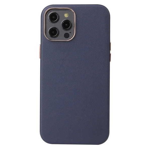 Zore Apple ile uyumlu iPhone 12 Pro Kılıf Leathersafe Wireless Kapak ürün görseli 1