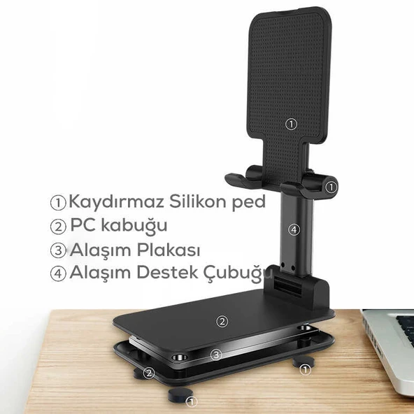 Zore MS-11 Tablet Telefon Standı - Resim 5