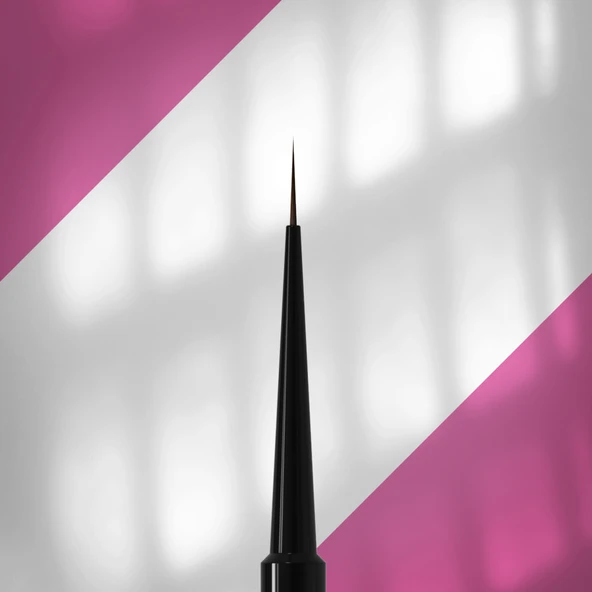 Staleks Kapaklı Sentetik İnce Uçlu Nail Art Liner Çizim Fırçası 10mm NBE-03 ürün görseli 1